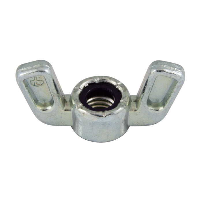Nylon Insert Wing Nut 1/4"-20 UNC Die Cast Zamak Alloy Plain by Spaenaur Inc.