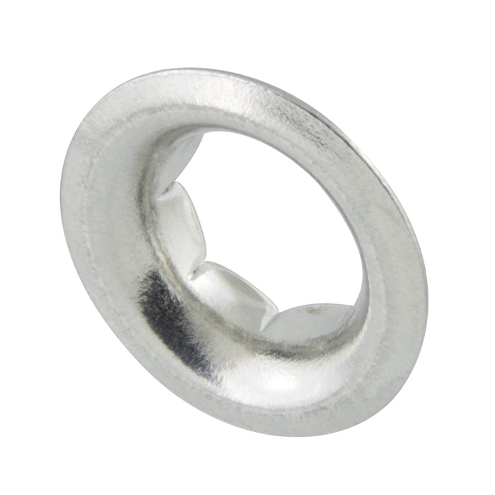 Rondelle à collerette 7/32 po de diamètre intérieur, taille n° 0, aluminium brut, taille commerciale n° 303, fabriquée par Spaenaur Inc.