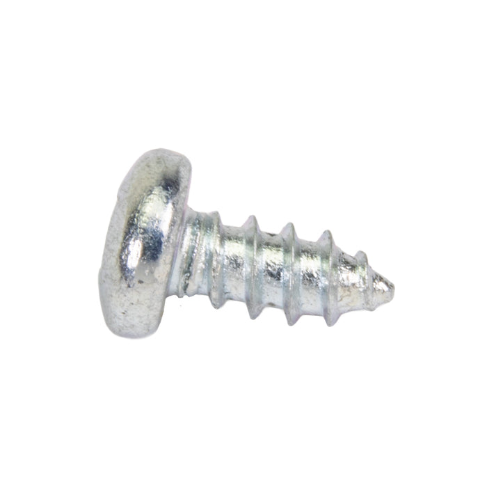 Tapping Screw, Pan Head Square Socket Drive, Type A, #10 x 1-1/2" Length, Low Carbon Steel Trivalent Zinc Plated by Spaenaur Inc.