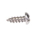 Tapping Screw, Round Head Slotted Drive, Type AB, #6 x 3/8" Length, Stainless Steel by Spaenaur Inc.