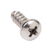 Tapping Screw, Pan Head Unslotted Drive, Type A, #8 x 1/2" Length, Stainless Steel by Spaenaur Inc.