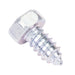 Tapping Screw, Hex Head Unslotted Drive, Type AB, #8 x 3/8" Length, Steel Zinc Plated by Spaenaur Inc.