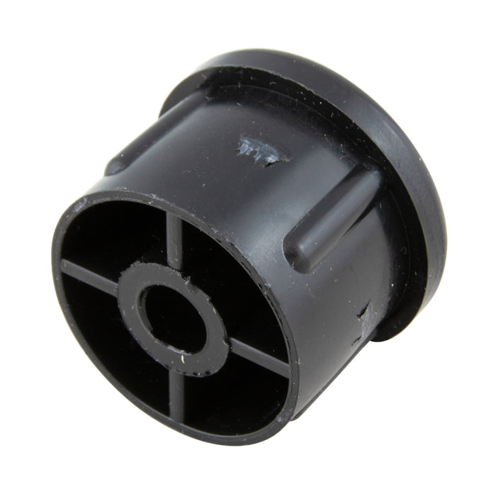 Raccord coulissant pour tube rond 16/18 GA. 1-1/4 po x 5/16 po - 18 Polyéthylène noir avec insert métallique par Spaenaur Inc.