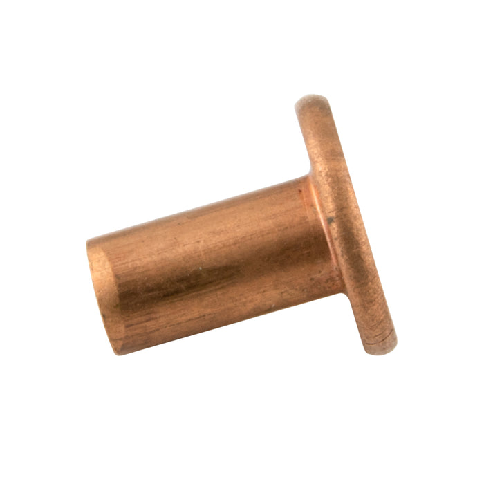 Solid Copper Tinners Rivet Flat HD 1-1/4 Lb Size(.119" DIA x 7/32" LG) Copper Plain ANSI B18.1.1-1972(R1981)