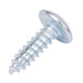 Tapping Screw, Truss Head Square Socket Drive, Type AB, #8 x 1" Length, Steel Zinc Plated by Spaenaur Inc.