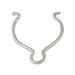 Hairpin Cotter External Type Centre Eye 5/8",Oal 61/64",Wire .047" Spring Steel Trivalent Zinc Plated by Spaenaur Inc.