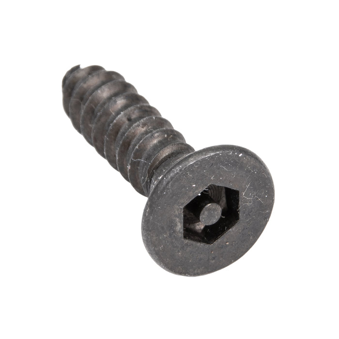 Tapping Screw, Flat Head Security Hex Socket Drive, #10 x 3/4" Length, Steel Plain by Spaenaur Inc.
