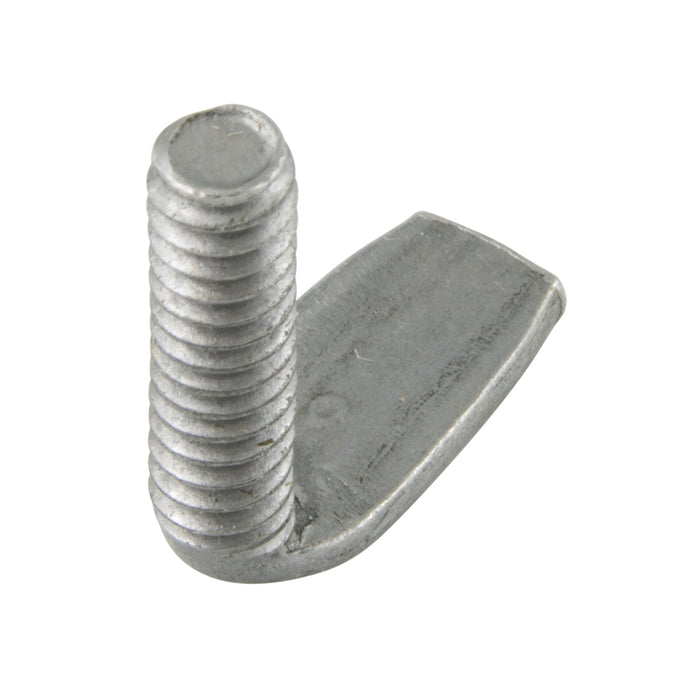 Spot Weld Screw, 90 Degree Plain Spade Head #10-24 UNC x 3/4" LONG C-1010 Steel Plain Finish