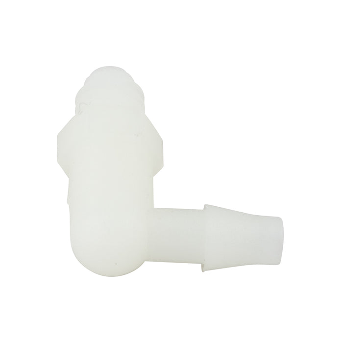 Raccord miniature cannelé pour tube de 1/8 po de diamètre intérieur (10-32 UNF) en nylon par Spaenaur Inc.