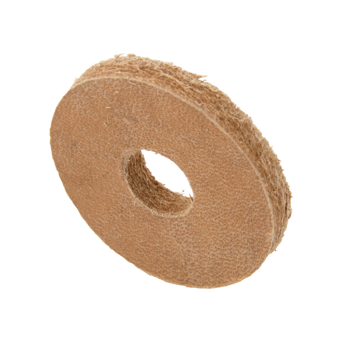 Leather Washer, Flat, Round 5/16" ID x 1" OD x 1/8" THK Leather by Spaenaur Inc.