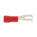 Cosse à languette à bride isolée sans soudure pour fil 22-18 n° 4-6, en cuivre électrolytique, isolant en plastique rouge, plaque d'étain brillante, fabriquée par Spaenaur Inc.