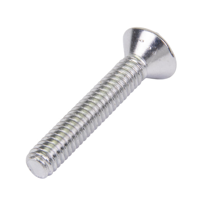 Security Screw, Flat Head Spanner Drive, 1/4"-20 UNC x 3/8" Length, Stainless Steel by Spaenaur Inc.