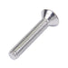 Security Screw, Flat Head Spanner Drive, 1/4"-20 UNC x 3/8" Length, Stainless Steel by Spaenaur Inc.