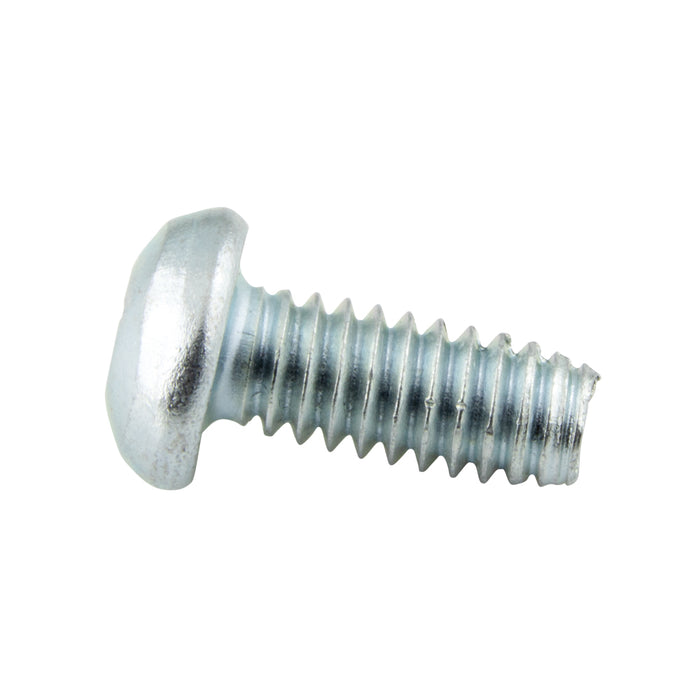 Thread-Cutting Screw, Sq SKT Round, #10-24 UNC x 1/2" LONG, Type F Low Carbon Steel, Case Hardened Trivalent Zinc Plated, ANSI B18.6.4 by Spaenaur Inc.