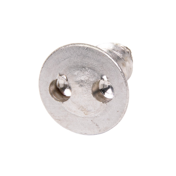 Tamper-Resistant Tapping Screw, Flat Head Spanner Drive, 12A/AB x 1/2" Length, Stainless Steel 18-8, Type A or Type AB