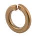 Helical Split Lockwasher, Size 5/8" (.203" Wide x .156" TH) Silicon Bronze Plain ANSI B18.21.1-1972(R1983) by Spaenaur Inc.