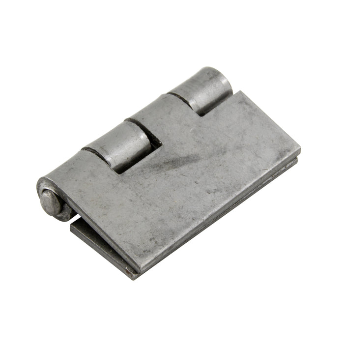 Hinge, Narrow Width, Light Weight, Not Swaged, Rivetd Brass Pin, Blank 3" HT x 1 15/16" Wd x .074" GA Steel Plain, Brass Pin