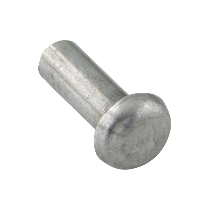 Rivet à tête cylindrique en aluminium massif, diamètre 3/16 po x longueur 3/4 po, aluminium 1100F, lisse, par Spaenaur Inc.