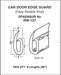 Clear Flex Vinyl Door Guard 8 Ft Lengths Vinyl 70 +- 5 Duro by Spaenaur Inc.
