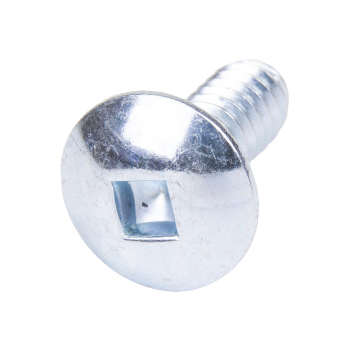 Machine Screw, Truss Head, Square Socket Drive, #10-24 UNC x 1/2" Length, Steel Zinc Plated Chromate by Spaenaur Inc.