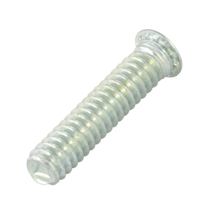 Goujon auto-serrant n° 10-24 UNC x 7/8" LGTH en acier au carbone traité thermiquement, zingué transparent, conforme à la norme ASTM B633-85, fabriqué par Spaenaur Inc.