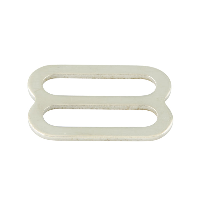 Webbing Buckle, Flat Metal Style for 3/4" Wide Webbing Steel Nickel Plated by Spaenaur Inc.