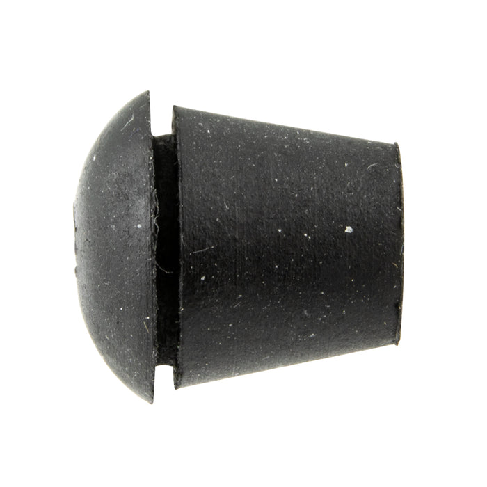Rubber GRommet Plug Type 5/8" OD x 3/16" ID x 1/16" GRoove THK x 1/2" GRoove DIA, Buna S Black, 65 Duro by Spaenaur Inc.