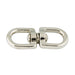 Double Swivel 1/2" Eye,1 15/16" Oal, Use with 5/32" Snap Opening Zinc Die Cast Nickel Plated by Spaenaur Inc.
