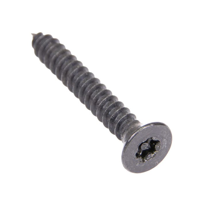 Tapping Screw, Flat Head Torx TR15 Drive, #6 x 1-1/2" Length, Steel Plain by Torx®