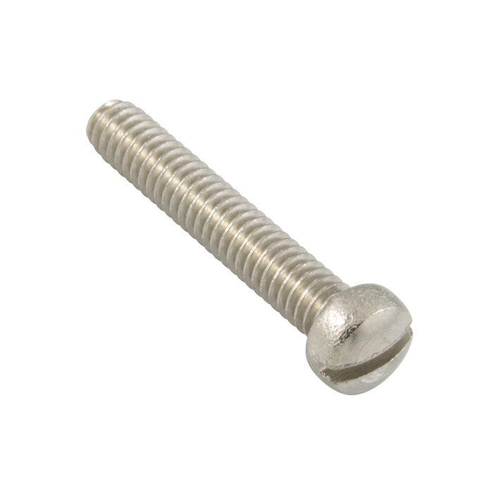 Machine Screw Slot Fillister Head 1/4"-20 UNC x 1 1/2" 18-8 Stainless Steel ANSI B18.6.3-1972