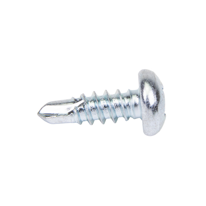 Teks Point 2 Self-Drilling Screw, Pan Head, Phillips Cross-Recess, #8-18 x 1/2" Length, Carbon Steel Zinc Plated by Spaenaur Inc.