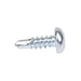 Teks Point 2 Self-Drilling Screw, Pan Head, Phillips Cross-Recess, #8-18 x 1/2" Length, Carbon Steel Zinc Plated by Spaenaur Inc.