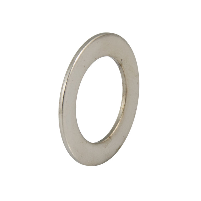 Flat Washer, Round, Bolt Size #10 .216" ID x 1/2" OD x .042" TH Steel Nickel Plated