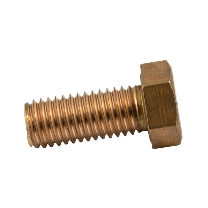 Vis à tête hexagonale entièrement filetée 1/2 po-13 UNC x 1 1/2 po en bronze au silicium, finition lisse, ANSI B18.2.1-Dernière version
