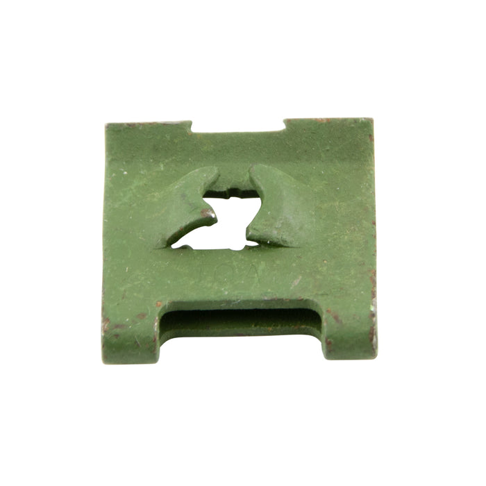 Écrou à ressort de type « J » Conception Adfn Taille de vis n° 10-24 x 0,025-0,040 Acier à ressort pour panneau Traité thermiquement Phosphaté et huilé par Tinnerman®