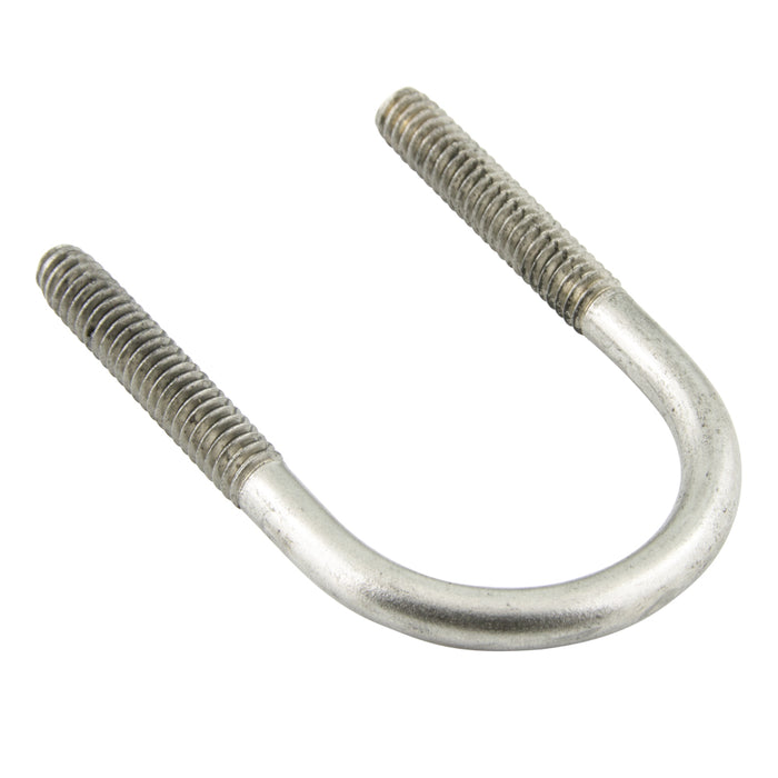 U-Bolt, for 3 1/2" Pipe 1/2"-13 UNC x 4" Inner Width x 5-1/2" Inner Length 18-8 Stainless Steel