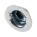 Écrou à pousser de type « Washer Cap » pour tige de 3/16", rondelle de 1/2" de diamètre, hauteur totale de 0,202", en acier zingué par électrolyse, fabriqué par Spaenaur Inc.