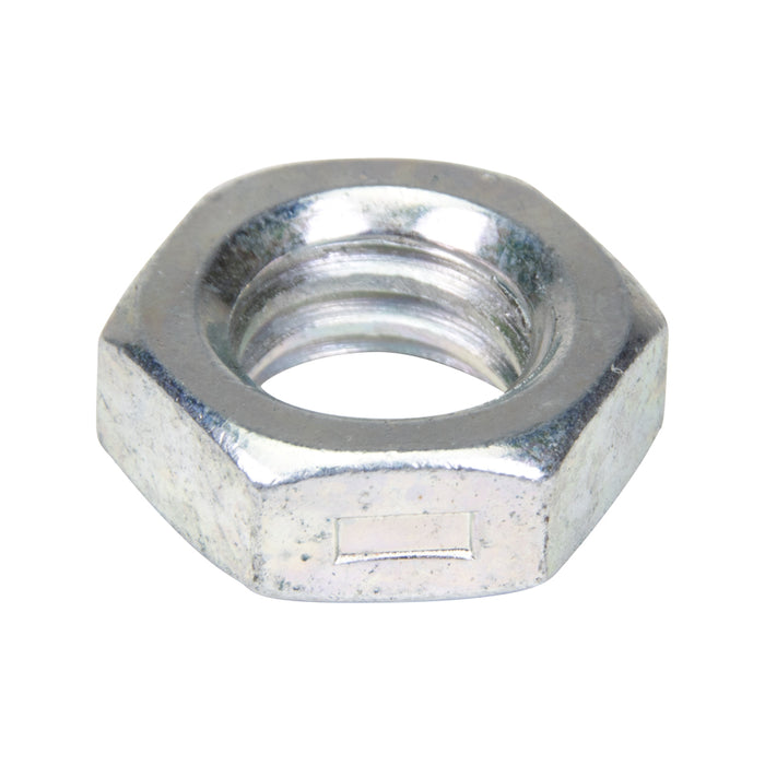Écrou à serrage central Jam Grade A 1/2"-20 UNF en acier à faible teneur en carbone zingué par Spaenaur Inc.
