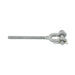 Jaw Fitting, Right Head Thread, Clevis & Cotter Pins Included 3/4"-10 UNC x 18" Take Up 1030 Steel Drop forged Hot Galvanized Finish by Spaenaur Inc.