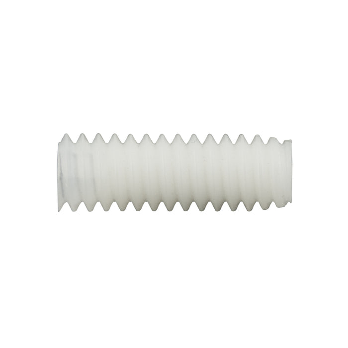 Hex SKT Set Screw Flat Pt Headless 1/2"-13 UNC x 3/4" Nylon 6/6 Natural Finish by Spaenaur Inc.
