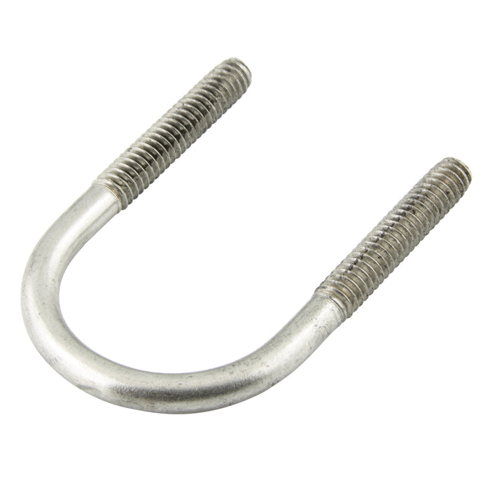 U-Bolt, for 3 1/2" Pipe 1/2"-13 UNC x 4" Inner Width x 5-1/2" Inner Length 18-8 Stainless Steel