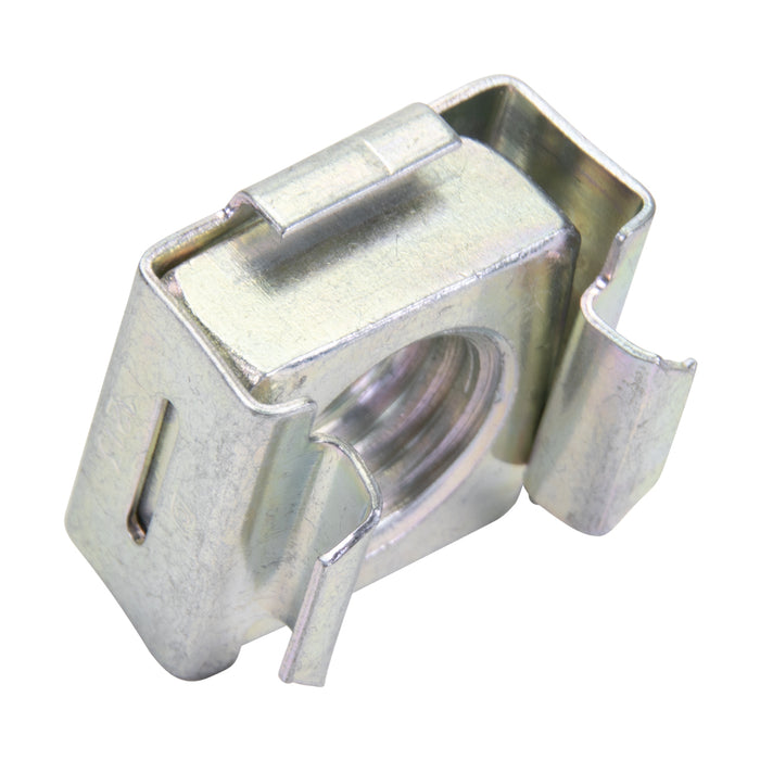 Écrou cage 1/2 po-13 UNC (plage de panneaux 0,093-0,126 po) Acier à ressort, zingué électrolytiquement
