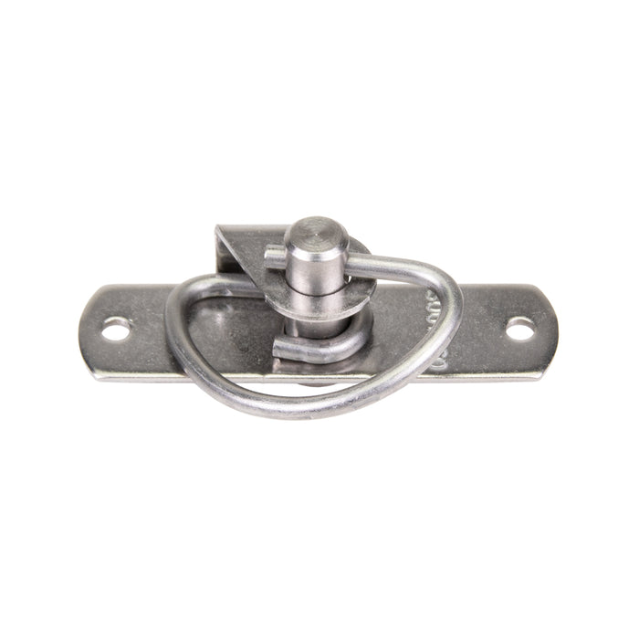 Spring Latch, Medium Size, Slotted Head, Rivet Mounting, .060"-.380" Grip Range Stainless Steel Passivated