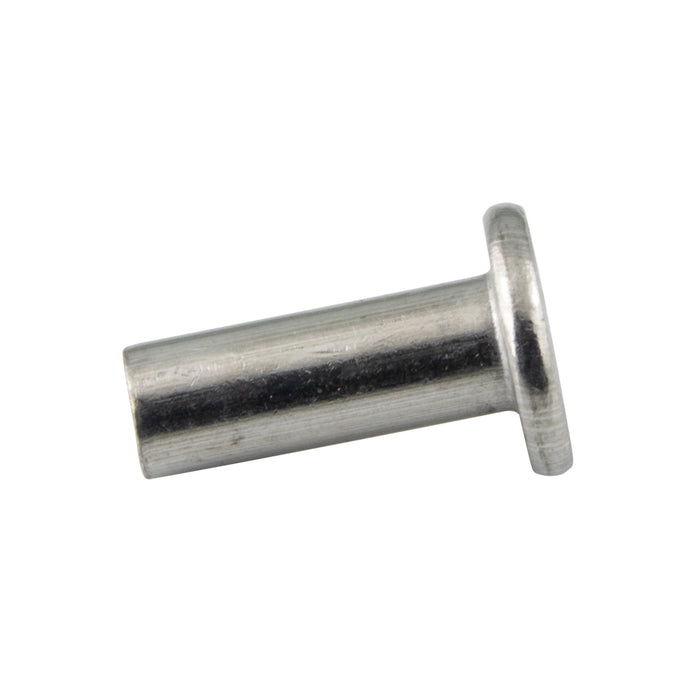Rivet en aluminium massif à tête plate, diamètre 3/32 po x longueur 1/2 po, aluminium 1100F, lisse, par Spaenaur Inc.