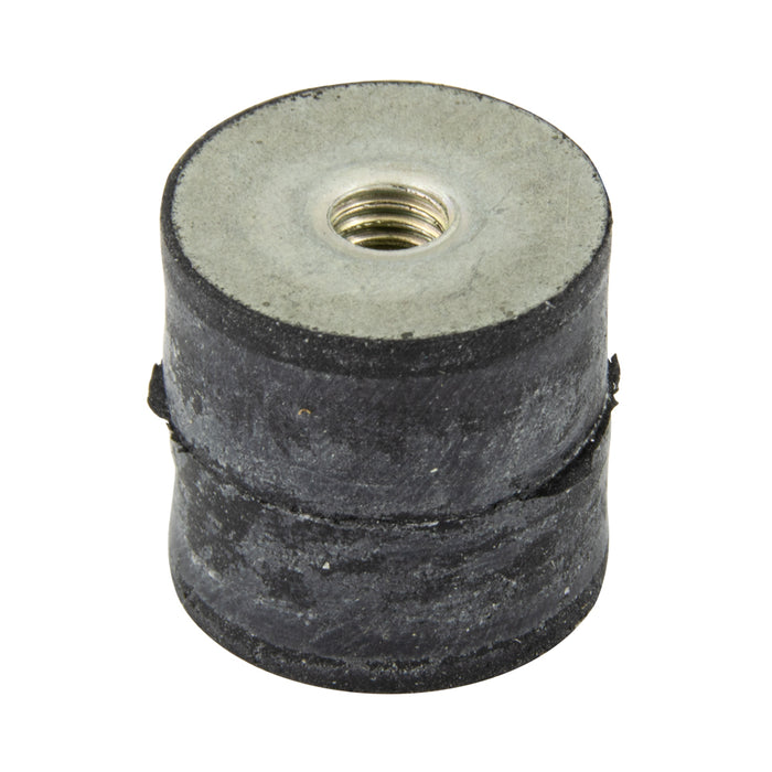 Anti-Vibration Mount, Soft Type C 30/28A, 64 Lb Max Load 30mm x 28mm, M8 Coarse Thread Natural Rubber 40 Deg Irh / Steel Plates by Spaenaur Inc.