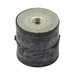 Anti-Vibration Mount, Soft Type C 30/28A, 64 Lb Max Load 30mm x 28mm, M8 Coarse Thread Natural Rubber 40 Deg Irh / Steel Plates by Spaenaur Inc.