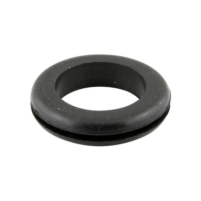 Diaphragm Rubber Grommet, 3/8" ID x 1/16" Groove Width x 1/2" Groove Dia. x 1/4" O/A Thickness, SBR