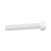 Machine Screw, Fillister Head, Slotted Drive, #6-32 UNC x 1/4" Length, Nylon Natural by Spaenaur Inc.