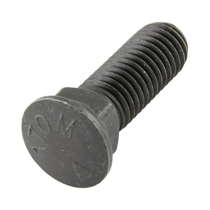 Plow/Scraper Bolt Dome Head No.3D 7/8"-9 UNC x 4" GR 8 Steel Plain