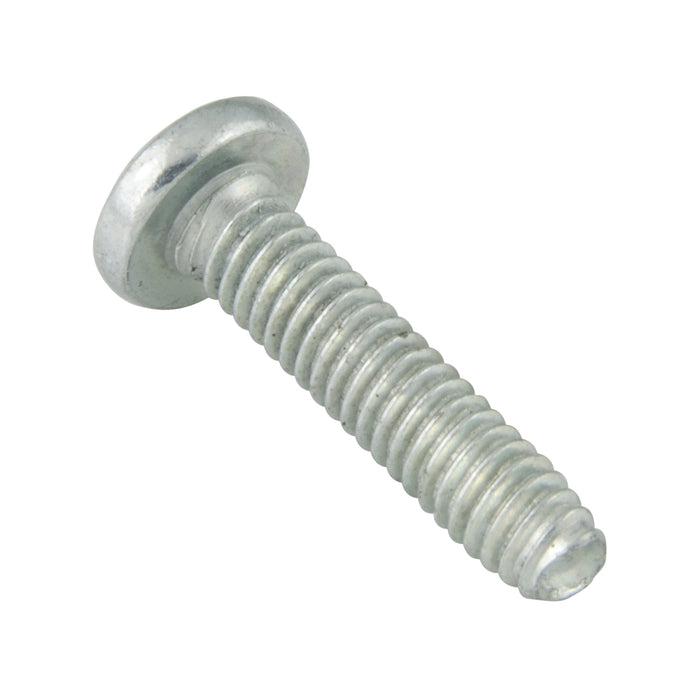 Thread Rolling Screws, Pan Head Phillips Drive, Fully-Threaded, #8-32 x 5/8" Length, Case Hardened Low Carbon Steel Zinc Plated